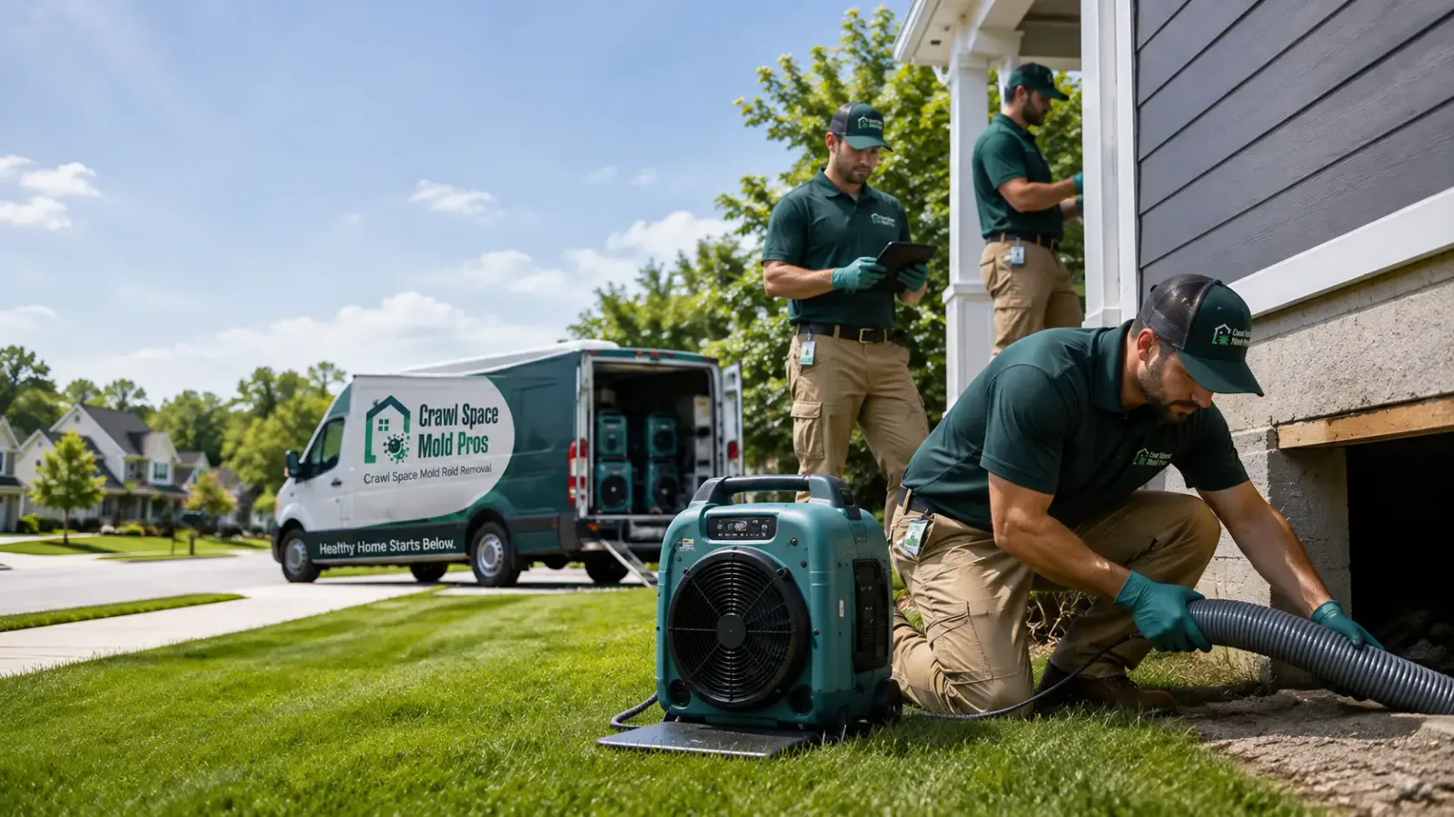 Crawl Space Mold Removal in Chester, UT